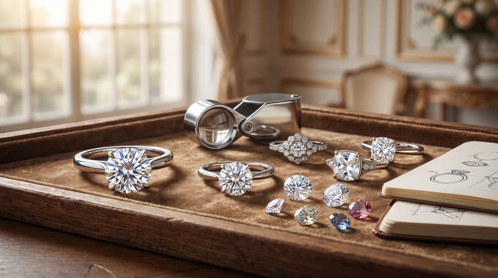 4 carat diamond ring price comparison chart showing cost saving alternatives like moissanite and lab-grown