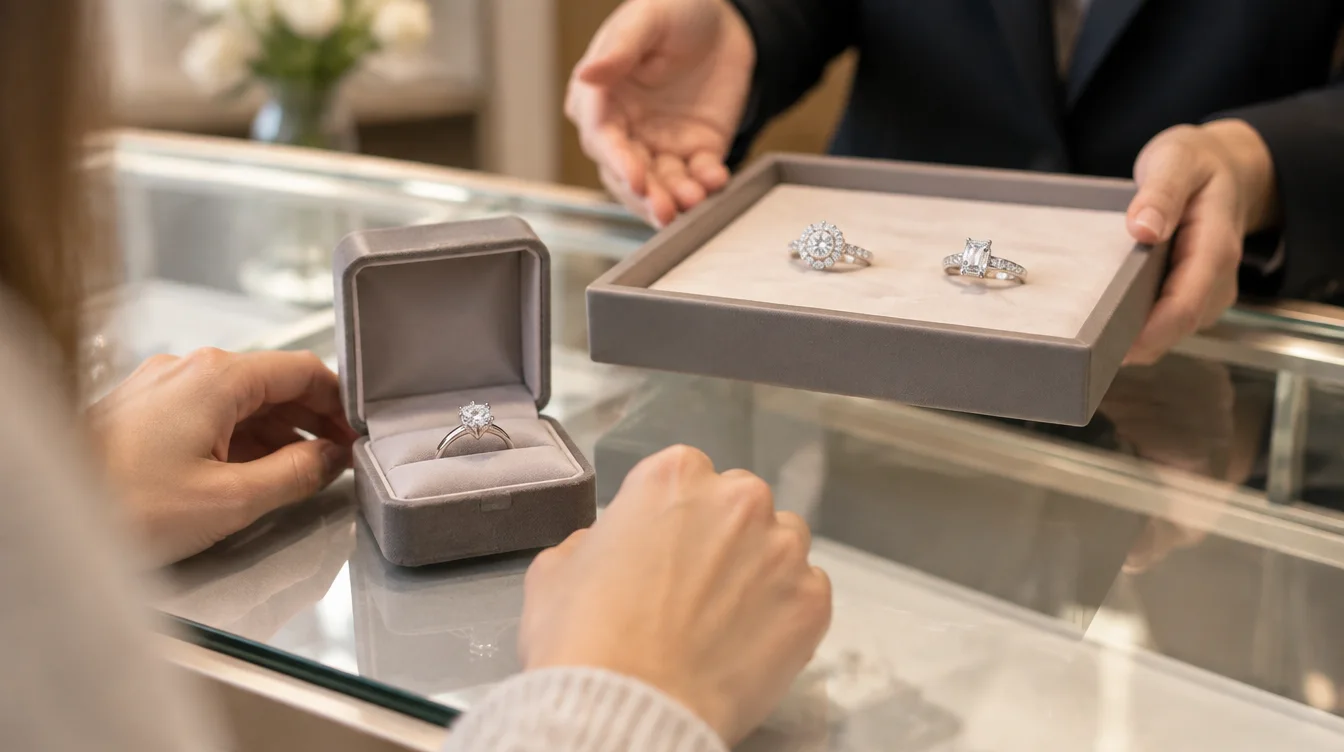 Owner considering replacement rings while their existing ring stays in its travel box
