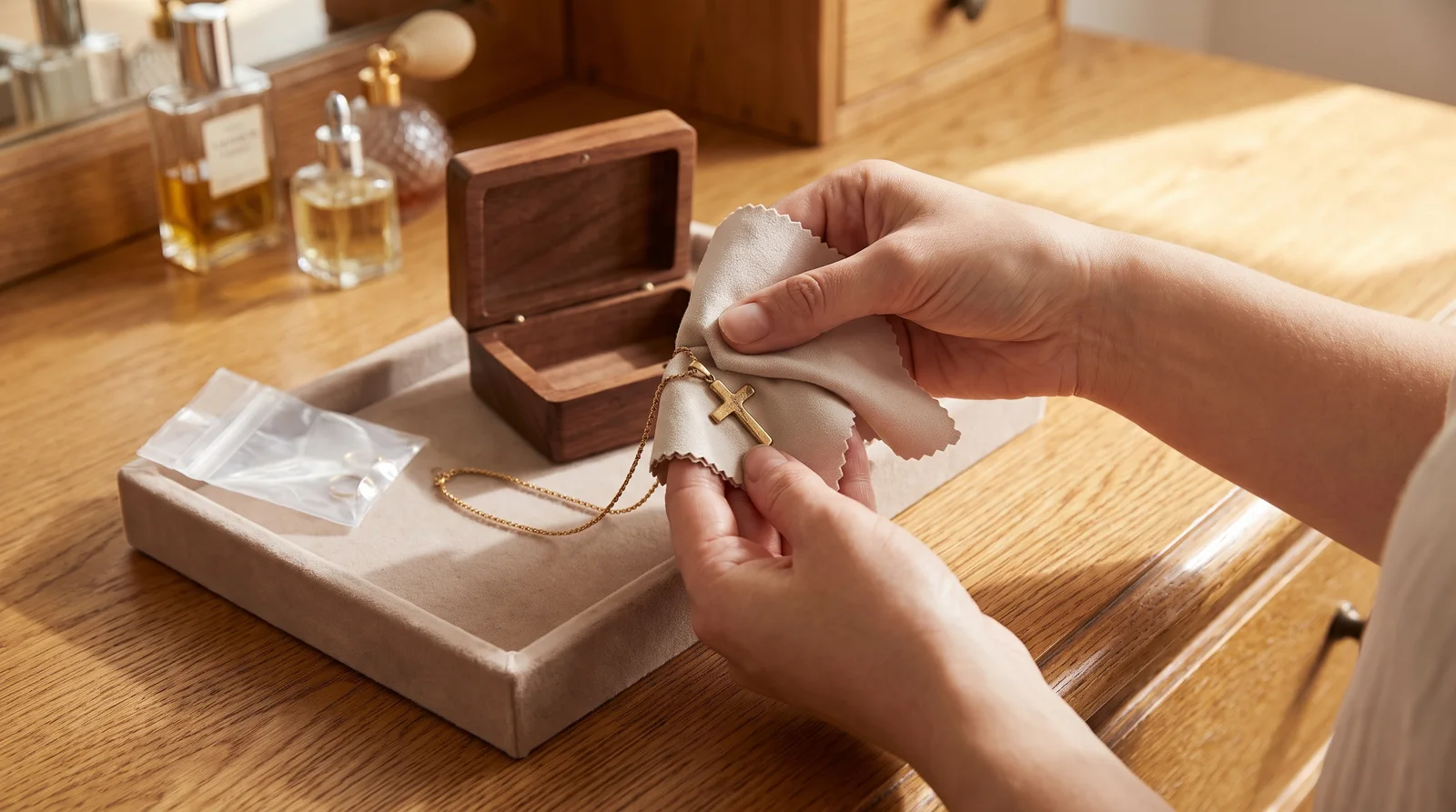 Gold cross pendant care routine and maintenance practices